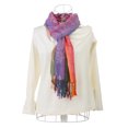 thumbnail image 6 of INSPIRE CHIC Large Tassel Wrap Floral Gradient Color Scarf for Women, 6 of 6