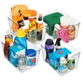 thumbnail image 3 of Contenedores de almacenamiento de plástico ClearSpace Perfect Pantry, paquete de 4, 3 of 6