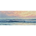 thumbnail image 2 of Adamov, Alexey 24x12 Gold Ornate Wood Framed with Double Matting Museum Art Print Titled - Surf by Sunset, 2 of 4