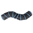 thumbnail image 4 of Cat Play Tube, Polyester 24cm / 9.4in In Diameter Collapsible S Shape Cat Tube Toy Tear Resistant With 4 Openings For Rabbits For Kittens, 4 of 8