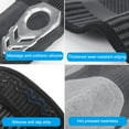 thumbnail image 3 of Knee Braces for Knee Pain with Adjustable Straps, Compression Knee Support Sleeve(blue-black), 3 of 5