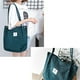 thumbnail image 4 of Bolso de yute con flores vintage, bolso grande de tela para mujer, 4 of 4