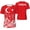 3X-Large, variant on Turkey Flag Grain T-Shirt for Running Soccer Tennis Fitness Sports Jerseys Shirts
