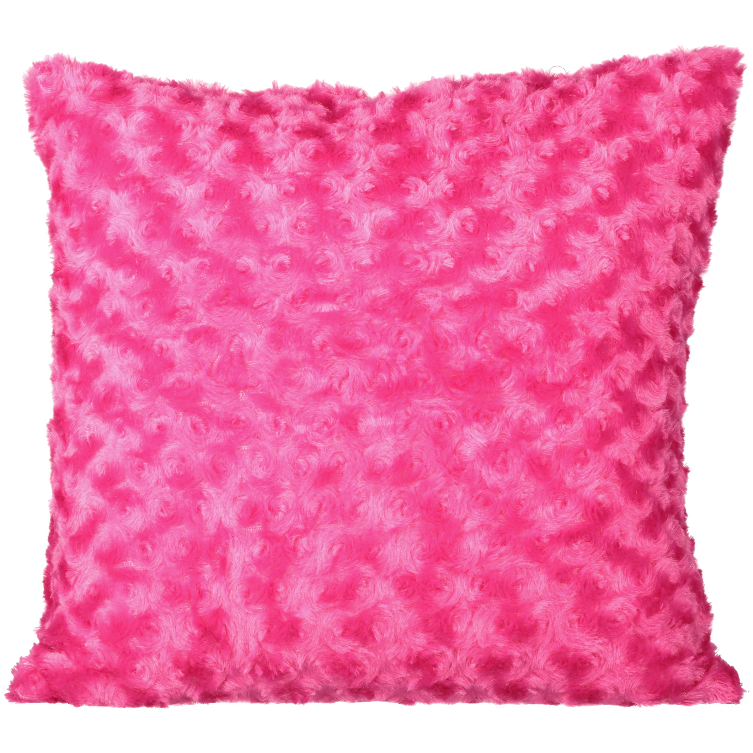 Racy Pink Throw Pillow, 1 Each