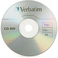 thumbnail image 2 of Verbatim CD-RW 700MB 4X-12X High Speed with Branded Surface - 10pk Slim Case, 2 of 3