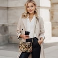 thumbnail image 2 of Pzuqiu Cat Print Crossbody Leather Bags for Women Craftsmanship Lightness Small Leather Crossbody Bags with Chain Strap Vintage Functional Soft for Daily Use and Travel, 2 of 7