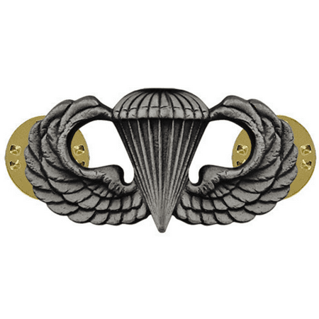 Us Army Breast Badge - Army Basic Parachutist Badge (Oxidized Finish)