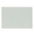 thumbnail image 1 of Grey Cutting Board, Vintage Chevron Pattern with Pale Pastel Colors Zig-zag Inverted V-Shaped Image, Decorative Tempered Glass Cutting and Serving Board, Large Size, Yellow Grey, by Ambesonne, 1 of 1