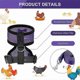 thumbnail image 3 of Newway Dww-3 Pieces Adjustable Chicken Harness And Leash compatible Hen Roosters Comcompatibletable Hen Pet Vest With Matching Belt Breathable Chicken, 3 of 5