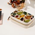 thumbnail image 7 of Thanksgiving Leaves Velvet Portable Storage Box with Removable Compartment: Display Case, Jewelry Box, and Jewelry Stand - Gift, 7 of 7