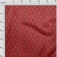 thumbnail image 2 of oneOone Cotton Poplin Fabric Leaves & Floral Block Decor Fabric Printed BTY 56 Inch Wide, 2 of 4