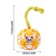 thumbnail image 5 of Juguete interactivo para perros que chirría, de tela suave con relleno de PP, resistente para morder y jugar, para interior y exterior, para cachorros y razas pequeñas y medianas, 5 of 6