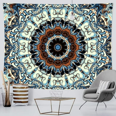 Image of Large Mandala Home Decor Tapestry Backdrop Cloth Hippie Boho Psychedelic Scene Yoga Mat Sheet