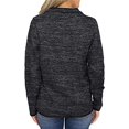thumbnail image 3 of Womens Long Sleeve 1/4 Zip Sweatshirts Casual Pullover Tunic Tops With Pockets, 3 of 3