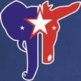 thumbnail image 2 of CafePress - Republican Democrat Maternity Dark T Shirt - Maternity Dark T-Shirt, 2 of 3