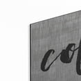 thumbnail image 2 of Luxe Metal Art 'Coffee Bar on White' by lettered & lined, Metal Wall Art, 48"x16", 2 of 9