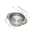 thumbnail image 6 of Monyance kitchen strainer Food Can Tin Strainer Sieve Press Lid Oil Drainer Remover Kitchen Strainer Stainless Steel Kitchen Utensil(4.65X3.23X0.98Inches), 6 of 10