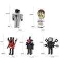 thumbnail image 4 of MOC Skibidi Toilet The Audio Man and Camera Titan Man - Bloques de construcción, juguetes de bricolaje, juego de ladrillos para niños, regalo de cumpleaños y Navidad, 4 of 5