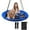 40"-blue, variant on RedSwing 40inch Flying Kids Saucer Swing for Outdoor, Large Round Tire Swings for Trees and Swingset, Strong Heavy Duty for Outside Playground, Blue