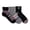 Ebony Multi Pack, variant on Women's 3 Pair Pack Quarter Crew Cotton Compression Socks