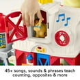 thumbnail image 5 of Fisher-Price Little People Caring for Animals Farm Playset Electronic Toddler Learning Toy, 5 of 9