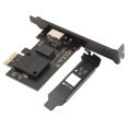 thumbnail image 3 of 2.5G Gigabit Internet Card, Aluminum Alloy PCIe Internet Adapter  Heat Dissipation  For Office ANGGREK Gigabit Internet Card, 3 of 8