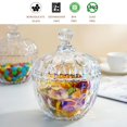 thumbnail image 3 of Plato de cristal para caramelos Kanpura de 1000 ml con tapa, cuenco de cristal para caramelos, 3 of 9