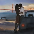 thumbnail image 2 of Atelier B Art Studio 20x20 White Modern Wood Framed Museum Art Print Titled - A LOVING COUPLE IN SAN FRANCISCO, 2 of 4
