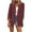 ZB-Wine, variant on Blazer for Women Business Dressy Solid Color Blazer Jacket Long Sleeves Double Breasted Outwears Casual Lapel Collar Blazer Jackets