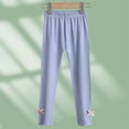 thumbnail image 2 of fatyb Girls Cotton Leggings Elastic Waist Stretch Dance Pants Casual Workout Bottoms Size 2-13 Years, 2 of 6