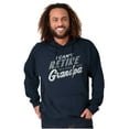 thumbnail image 4 of Can't Retire Full Time Grandpa Funny Hoodie Hooded Sweatshirt Men Brisco Brands X, 4 of 6