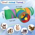 thumbnail image 2 of Juega Tunnel YUEPET 3 Way para conejillo de indias, chinchilla y hurón, 2 of 7