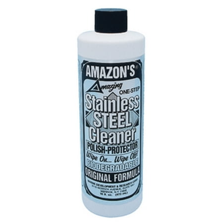 AMAZONMDR Stainless Steel Cleaner/Protectant Pint (Best Marine Stainless Steel Cleaner)
