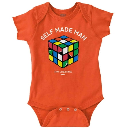 

Self Made Man No Cheating Rubik s Bodysuit Jumper Boys Infant Baby Brisco Brands 24M