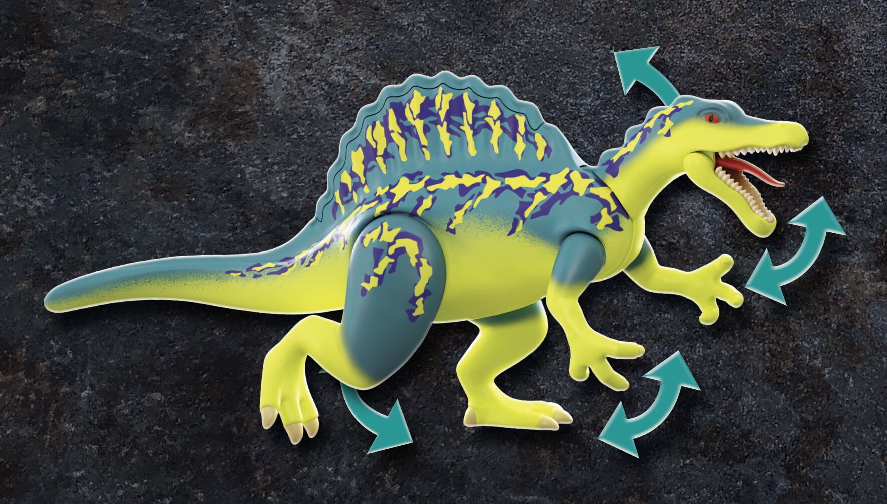 PLAYMOBIL Spinosaurus Double Defense Power Walmart