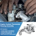 thumbnail image 3 of Upgraded Aluminum Alloy Engine Coolant Thermostat Housing Assembly for Mini Cooper 2011-2015 Cooper Countryman 2011-2016 Cooper Paceman 2013-2016 Replace No.11538674895/9025188, 3 of 7