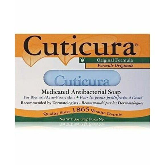 Cuticura Original Formula Medicated Bar Antibacterial 3 Oz