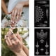 thumbnail image 3 of Kit de tatuaje temporal XMASIR de 16 hojas con plantillas para mujer, 3 of 5