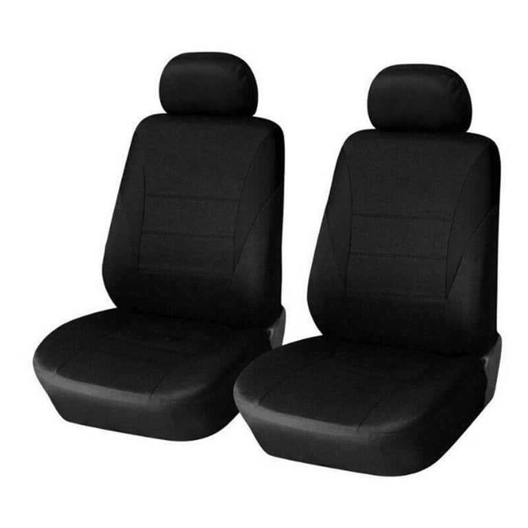 Turismo Full Set Car Seat Covers Front & Rear Bench for Auto Truck SUV  Black