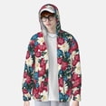 thumbnail image 3 of Picia Beautiful Flower Women's Men's UPF 50+ Sun Protection Hoodie Shirt Long Sleeve SPF Fishing Outdoor UV Hiking Lightweight Shirts-XX-Large, 3 of 9