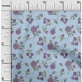 thumbnail image 1 of oneOone Cotton Silk Violet Fabric Leaves & Flower Floral Fabric For Sewing Printed Craft Fabric By The Yard 42 Inch Wide, 1 of 4