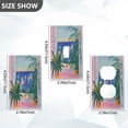 thumbnail image 7 of Yayeee Duplex Wall Plate 1-Gang 4.5"x2.7" Home Receptacle Light Switch Decorative Outlet Cover, Boat Seaside, 7 of 7