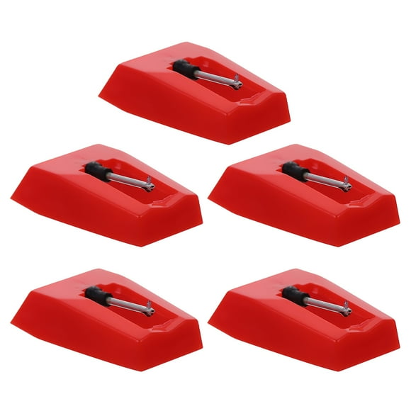 KAKOWELY Aiguille de Stylet 5 Pcs Aiguille de Disque Gramophone Universelle Aiguille de Tourne-Disque Gramophone Aiguilles0.71"X0.43"X0.39 Pouces
