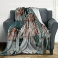 thumbnail image 4 of Sydney Sweeney Blanket Ultra Soft Flannel Fleece Blanket Stylish Bedroom Living Room Sofa Warm Blanket All Season Use 40"*50" （100 * 130cm）, 4 of 6