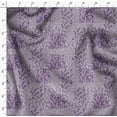 thumbnail image 4 of Soimoi Cotton Poplin Purple Fabric By the Yard - 42 Inch Wide -Floral & Leaf Floral Pattern Fabric - Botanical and Elegant Designs for Various Uses Printed Fabric, 4 of 6