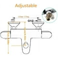 thumbnail image 6 of Bathroom Thermostatic Shower Mixer Wall Mount Hot Cold Water Showering Faucet Temperature Control Valve, 6 of 8