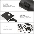 thumbnail image 3 of AJP Distributors Cold Air Intake System Black Aluminum Pipe Heat Shield Filter Compatible/Replacement For Chevrolet Chevy Camaro SS 6.2L V8 LS3 L99 LSA 2010 2011 2012 2013 2014 2015 10 11 12 13 14 15, 3 of 6