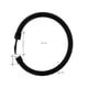 thumbnail image 5 of Pulsera Caballero Negro Ancla Acero Inoxidable Horoz WH546, 5 of 5