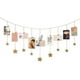 thumbnail image 1 of Exhibición de fotos colgante Decoración boho Guirnalda de estrellas de madera con metal, 1 of 5