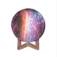 thumbnail image 1 of Lámpara de luz de luna 3D con cielo estrellado, lámpara de tierra, lámpara de pintura con control remoto, lámpara de ambiente para dormitorio, 1 of 4